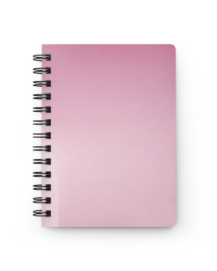 Pink Blush Fade Spiral Bound Journal, 5" x 7" 150 pages