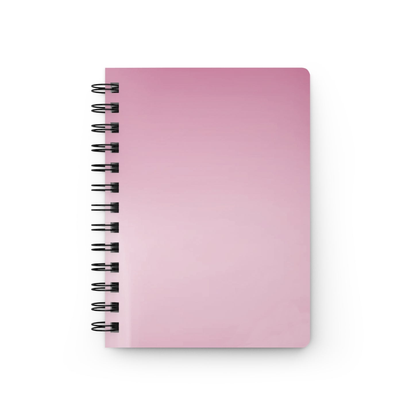 Pink Blush Fade Spiral Bound Journal, 5" x 7" 150 pages