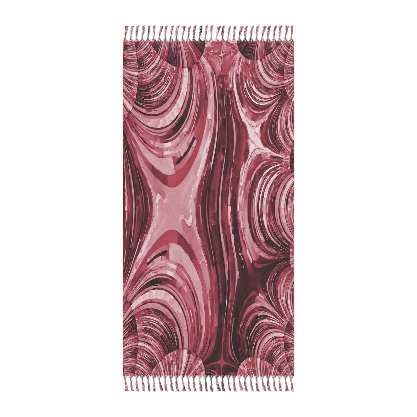 Uzi Spiral Ruby 38" × 81" Boho Beach Cloth