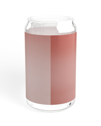 Rose Red Fade Sipper Glass, 16oz