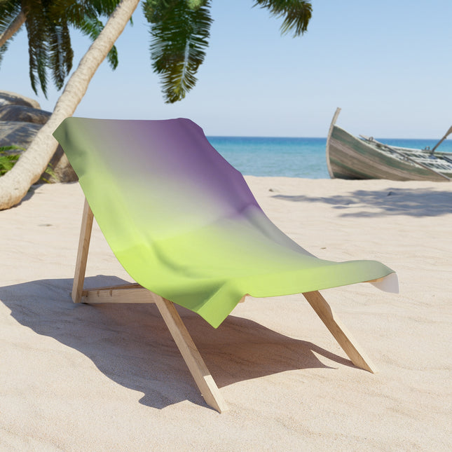 Purple Golden Fade 30" x 60" Beach Towel