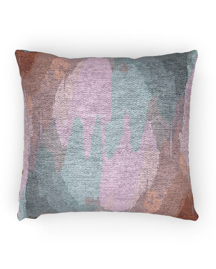 Gray Sea Pink Fog Woven Pillow, 17" x 18"