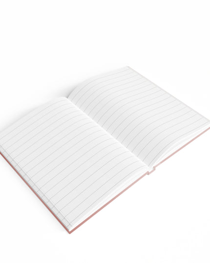Rose Red Fade 5" x 7" Journal - 128 Ruled Line pages