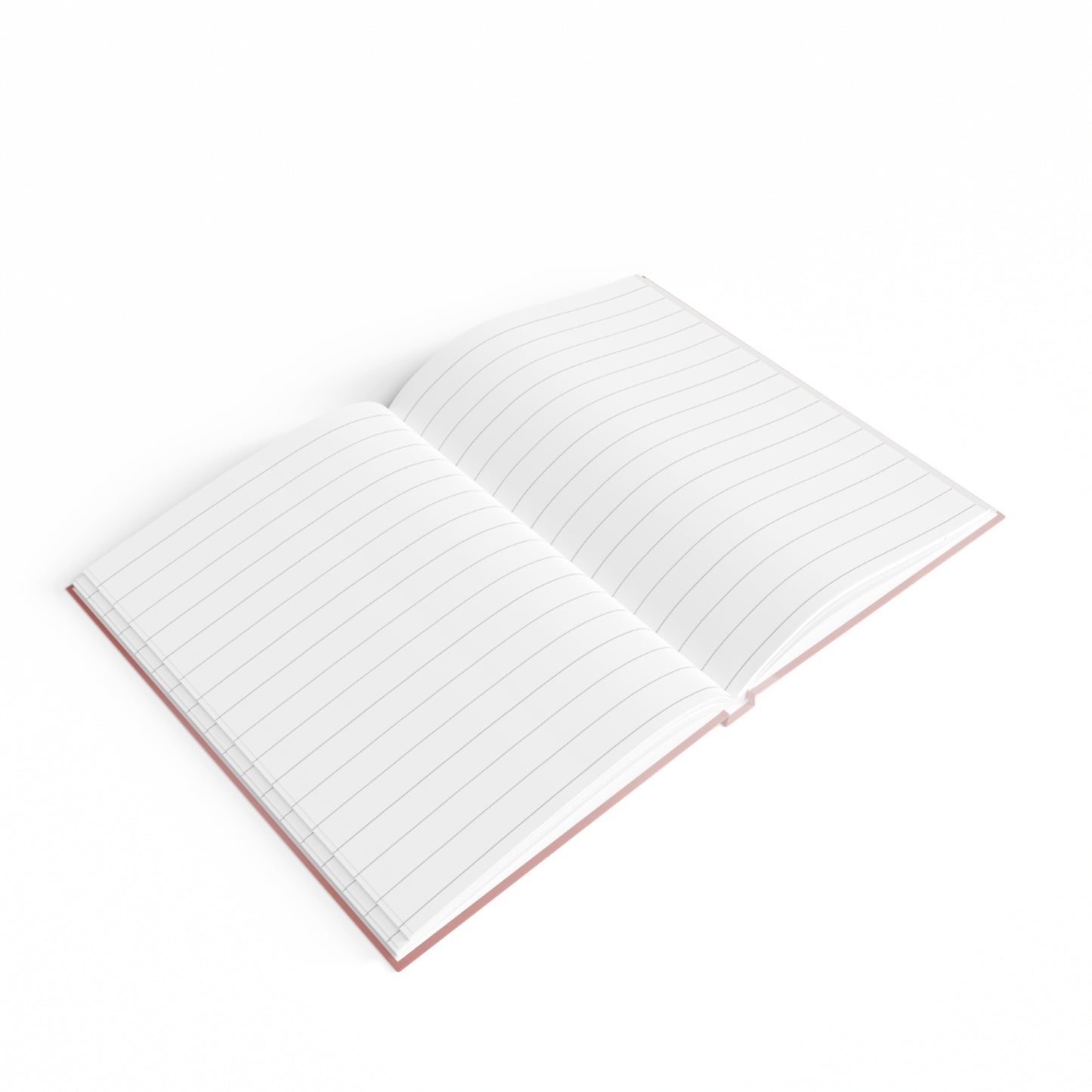 Rose Red Fade 5" x 7" Journal - 128 Ruled Line pages