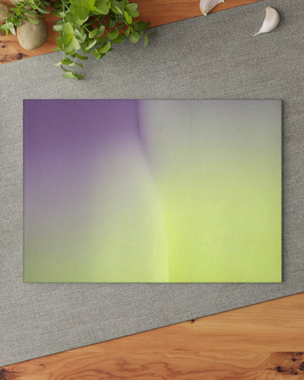 Purple Golden Fade 8" x 11" Glass Cutting Board