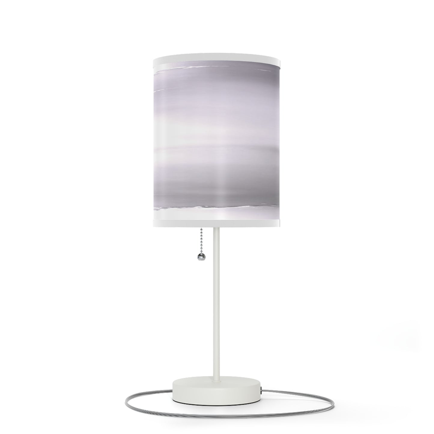 Sephia Sea Dark Fog Table Lamp on a White or Silver Stand, US|CA plug