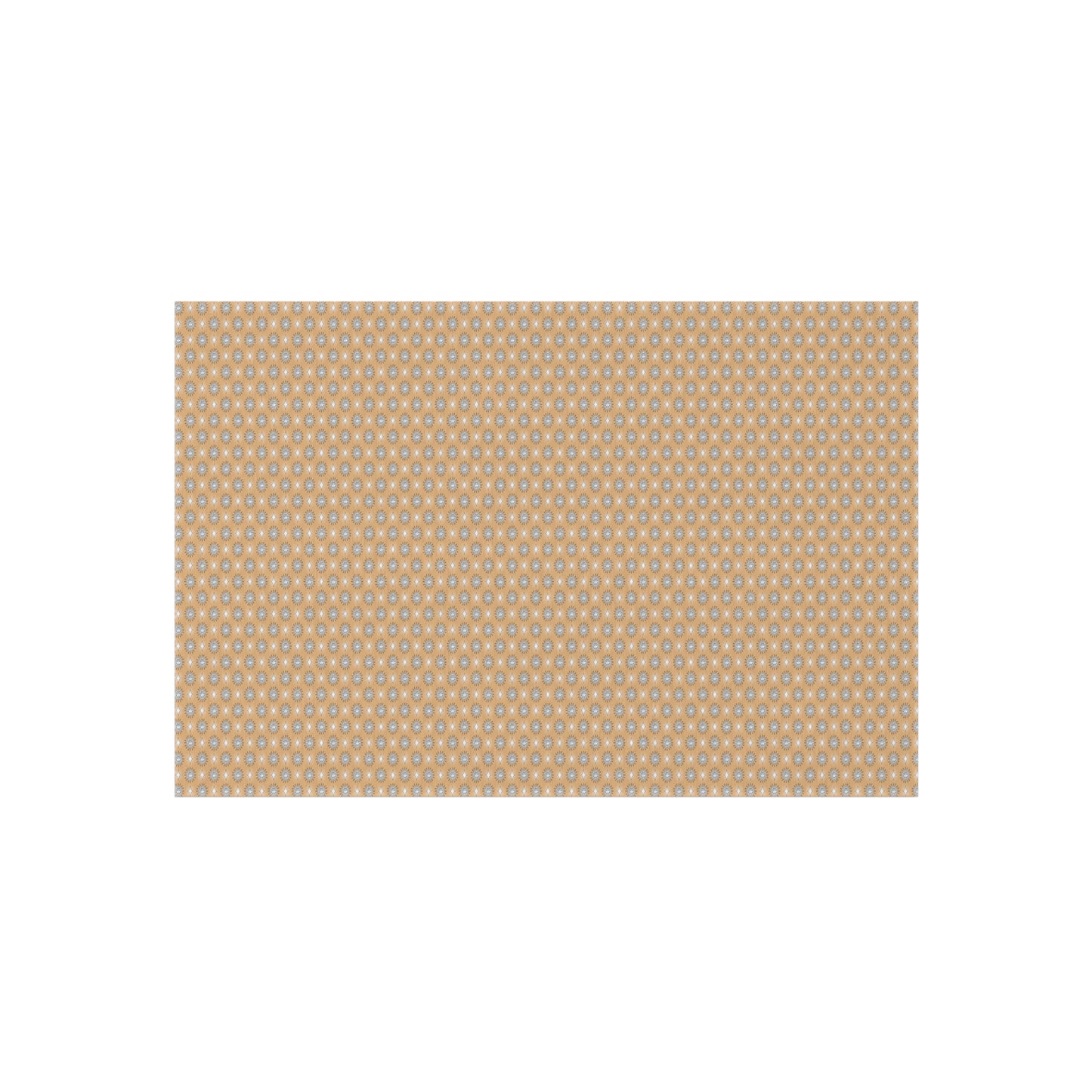 Tan Sunset Star-crossed Bodies Outdoor Rug, 48" x 72"