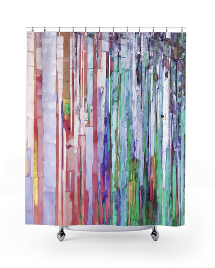 Striped Pastels Shower Curtains, 71" x 74"