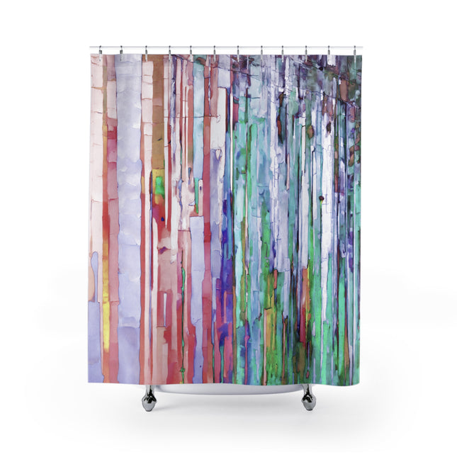Striped Pastels Shower Curtains, 71" x 74"
