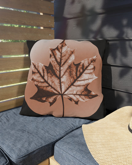 Soft Maple Leaf 18" x 18" Outdoor Pillow