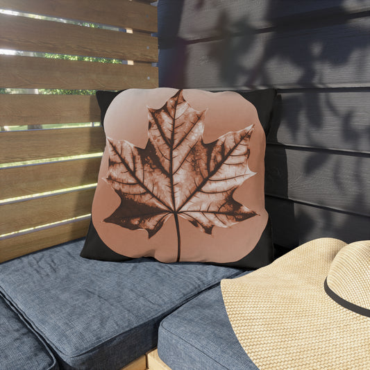 Soft Maple Leaf 18" x 18" Outdoor Pillow