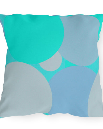 Pastel Tan and Tif Patches 20" x 20" Outdoor Pillows