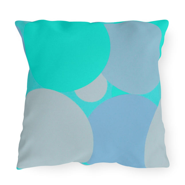 Pastel Tan and Tif Patches 20" x 20" Outdoor Pillows