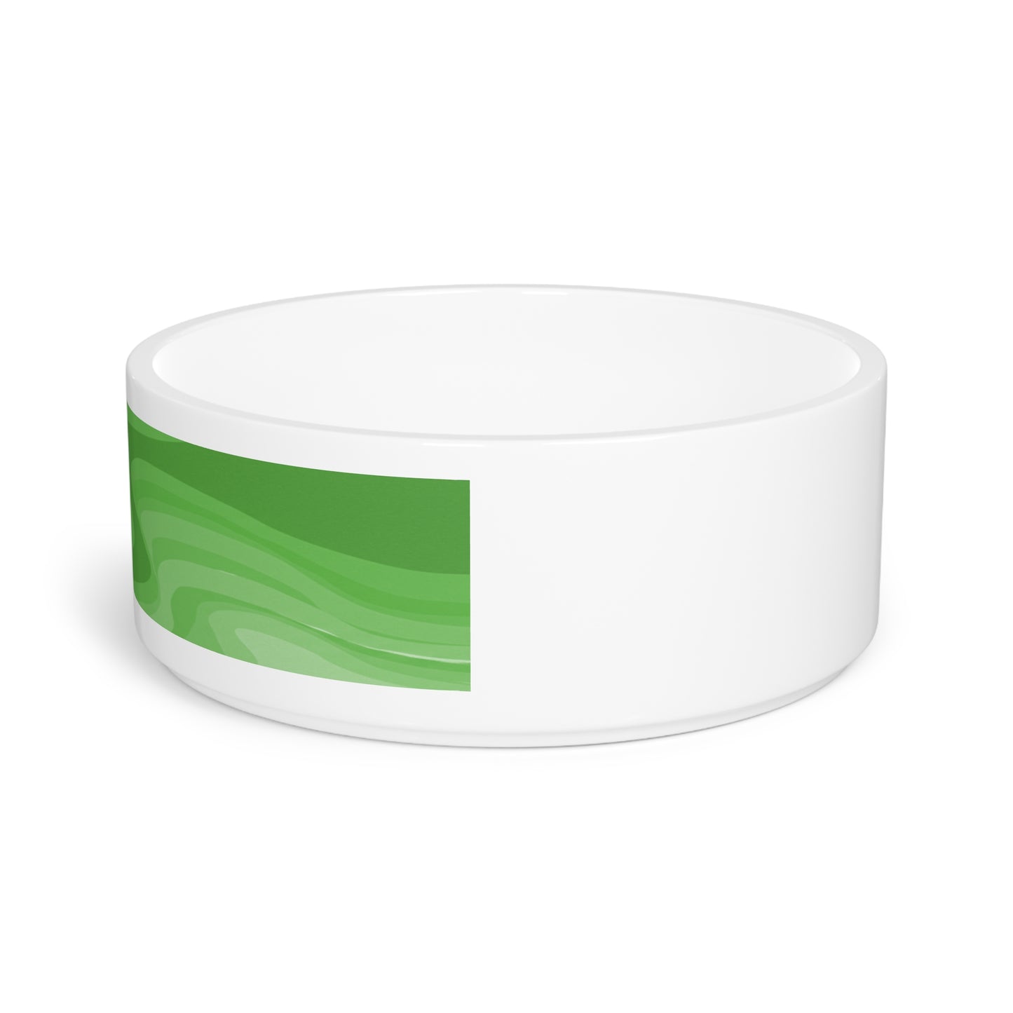 Greenie Meanie Wavey 16 oz Pet Bowl