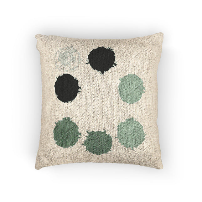 Mint Green Barrel Woven Pillow, 17" x 18"