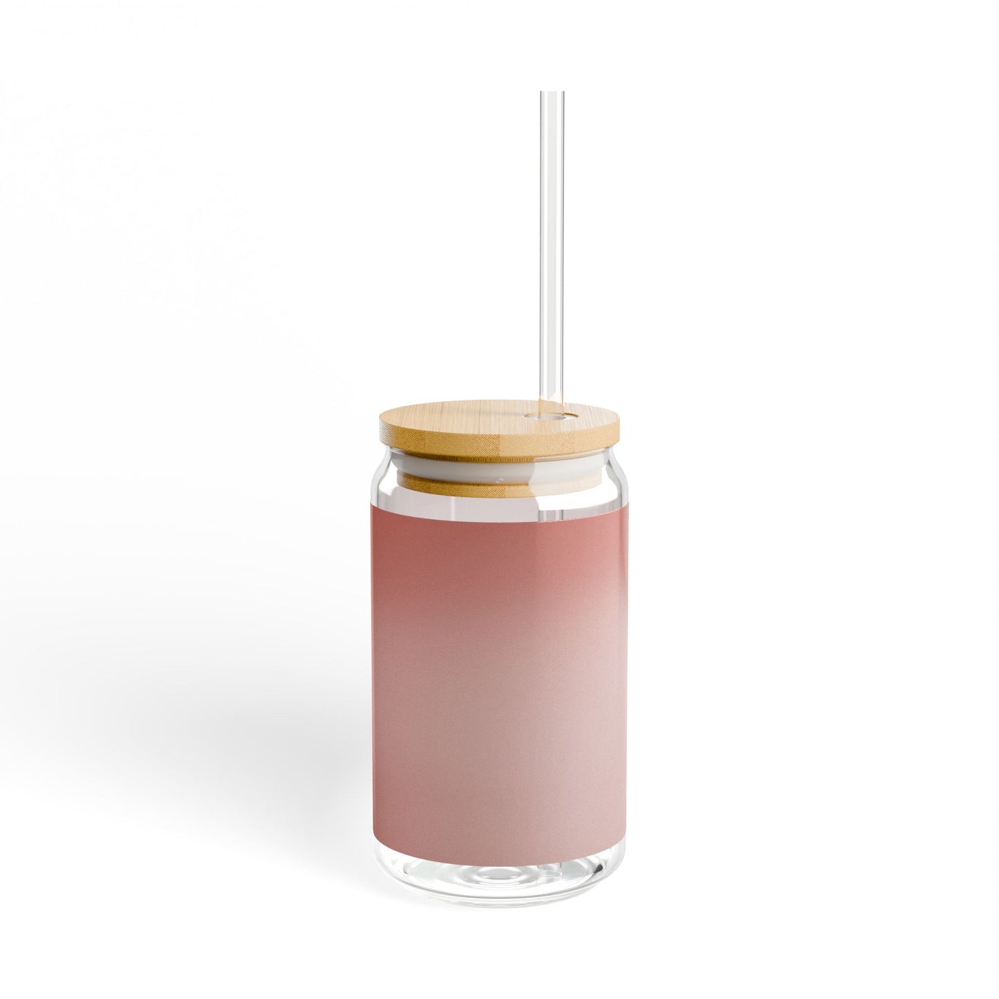 Rose Red Fade Sipper Glass, 16oz