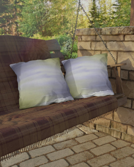 Lavender Sea Golden Fog 18" x 18" Outdoor Pillow