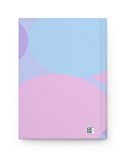 Pastel Purple and Mauve Patches 5.75" x 8" Hardcover Journal Matte with 150 lined pages