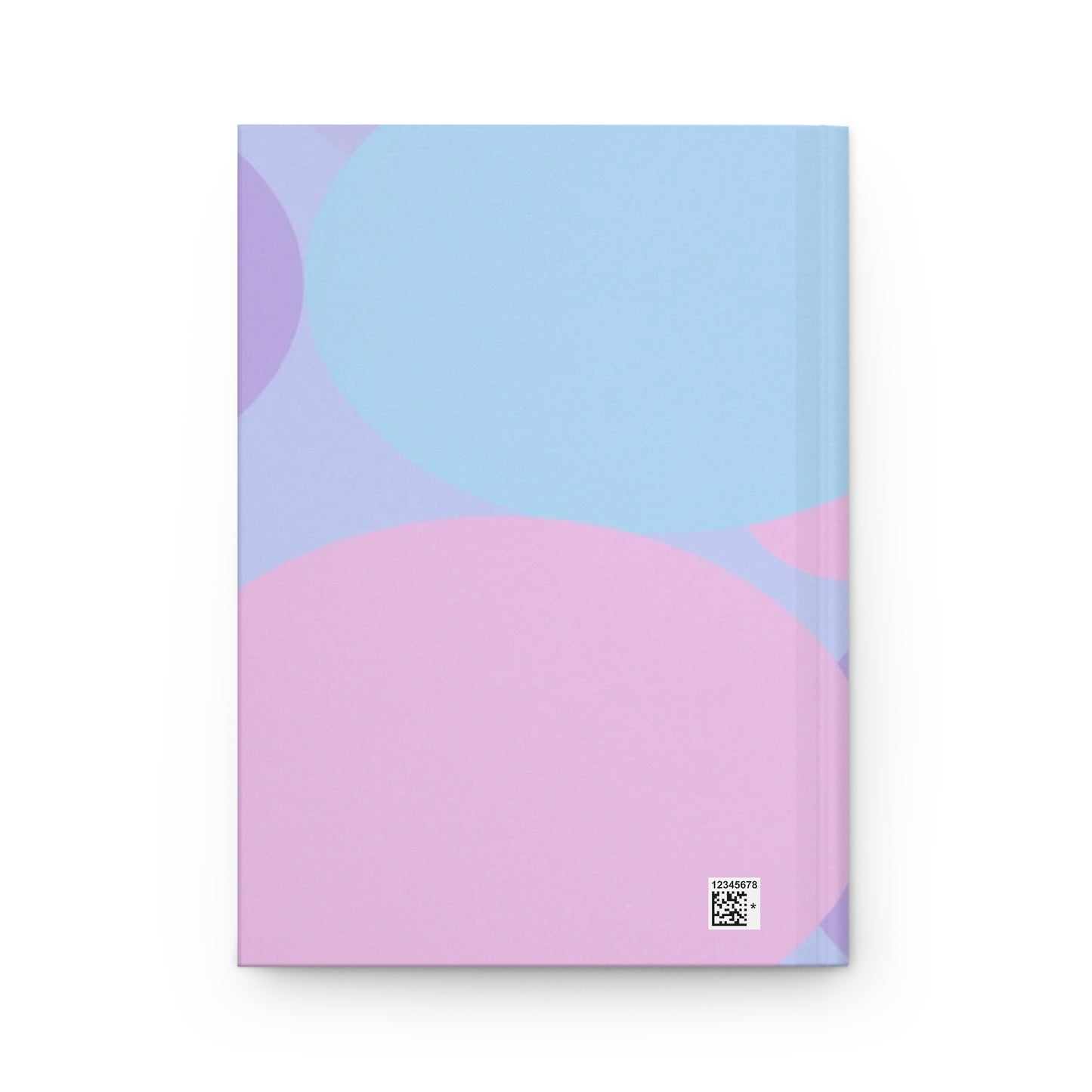 Pastel Purple and Mauve Patches 5.75" x 8" Hardcover Journal Matte with 150 lined pages