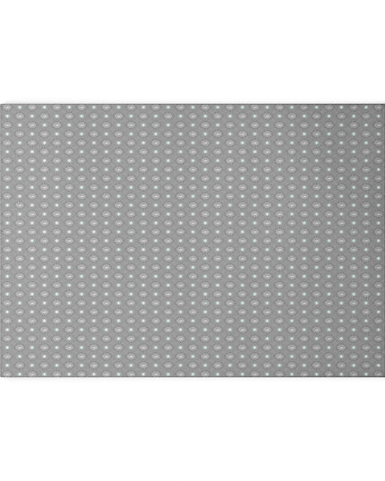 Desaturated Star-crossed Bodies Glass Cutting Board,  8" x 11"