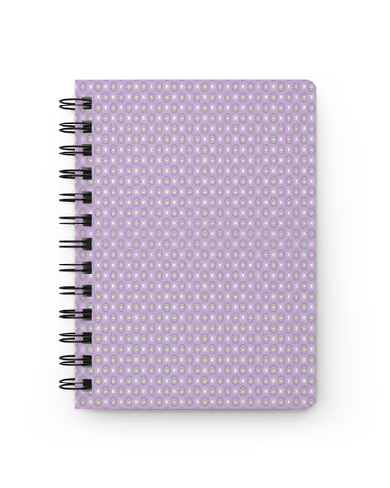 Lavender Star-crossed Bodies Spiral Bound Journal, 5" x 7" 150 pages
