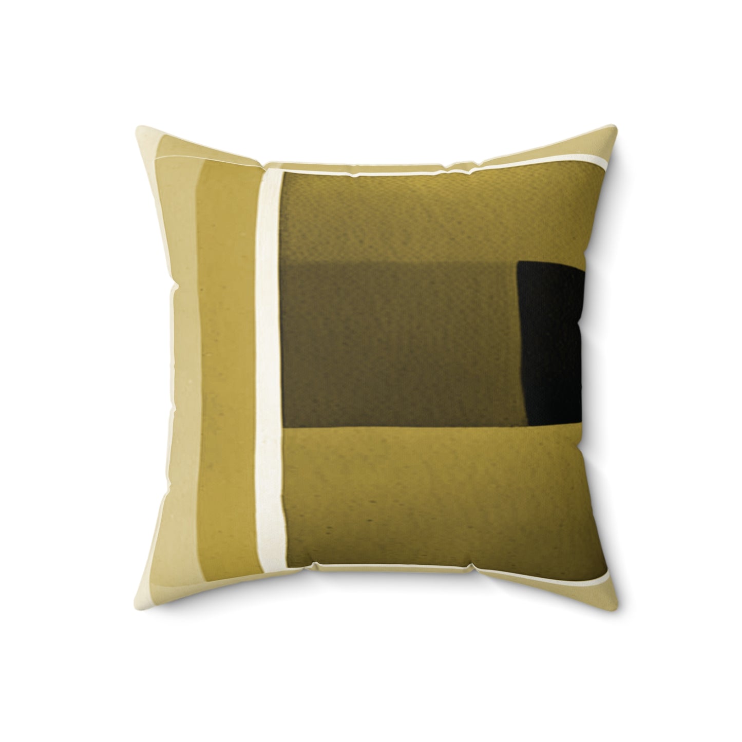 Tan Shadow 18" x 18" Faux Suede Square Pillow