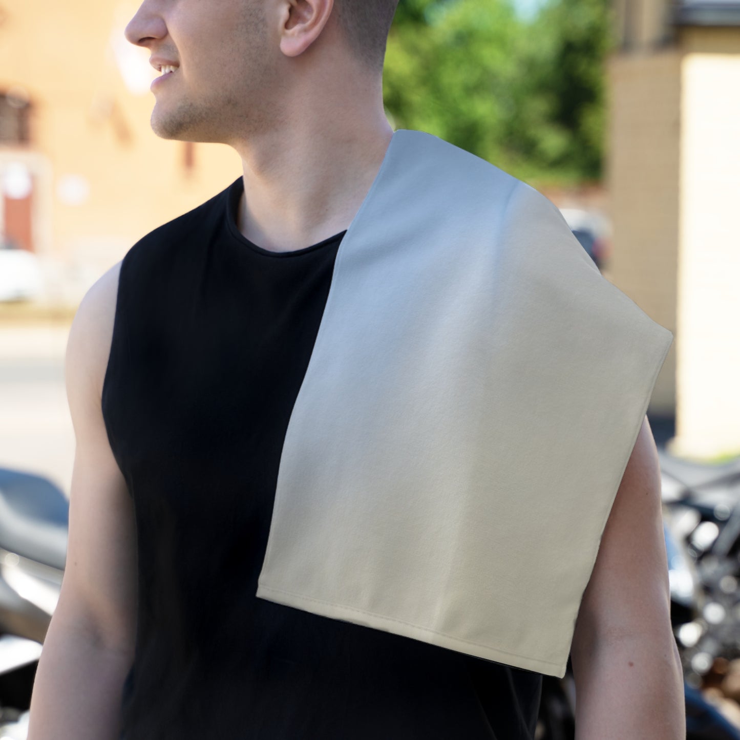 Cobalt Fade Rally Towel, 11" x 18"