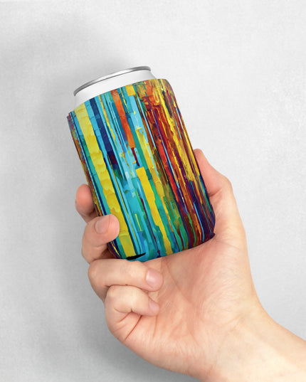 Striped Alpha 12 oz Can Cooler Sleeve