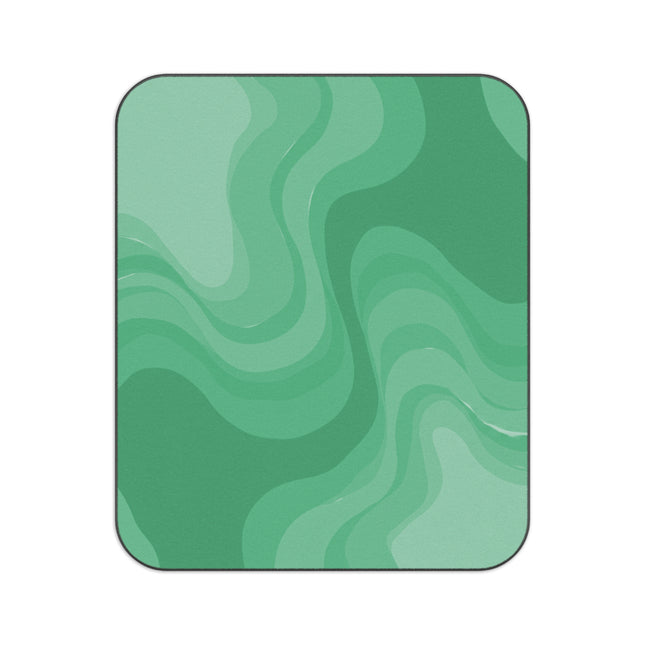 Mint Green Wavey 61" × 51" Picnic Blanket