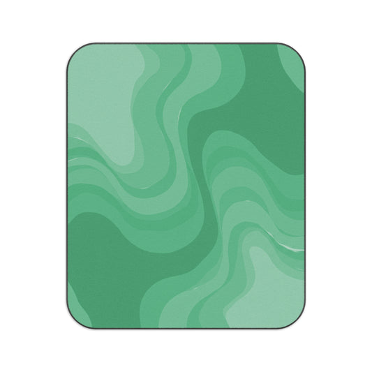 Mint Green Wavey 61" × 51" Picnic Blanket