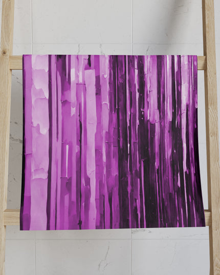 Striped Powder Lavender Hand Towel, 16" x 28"
