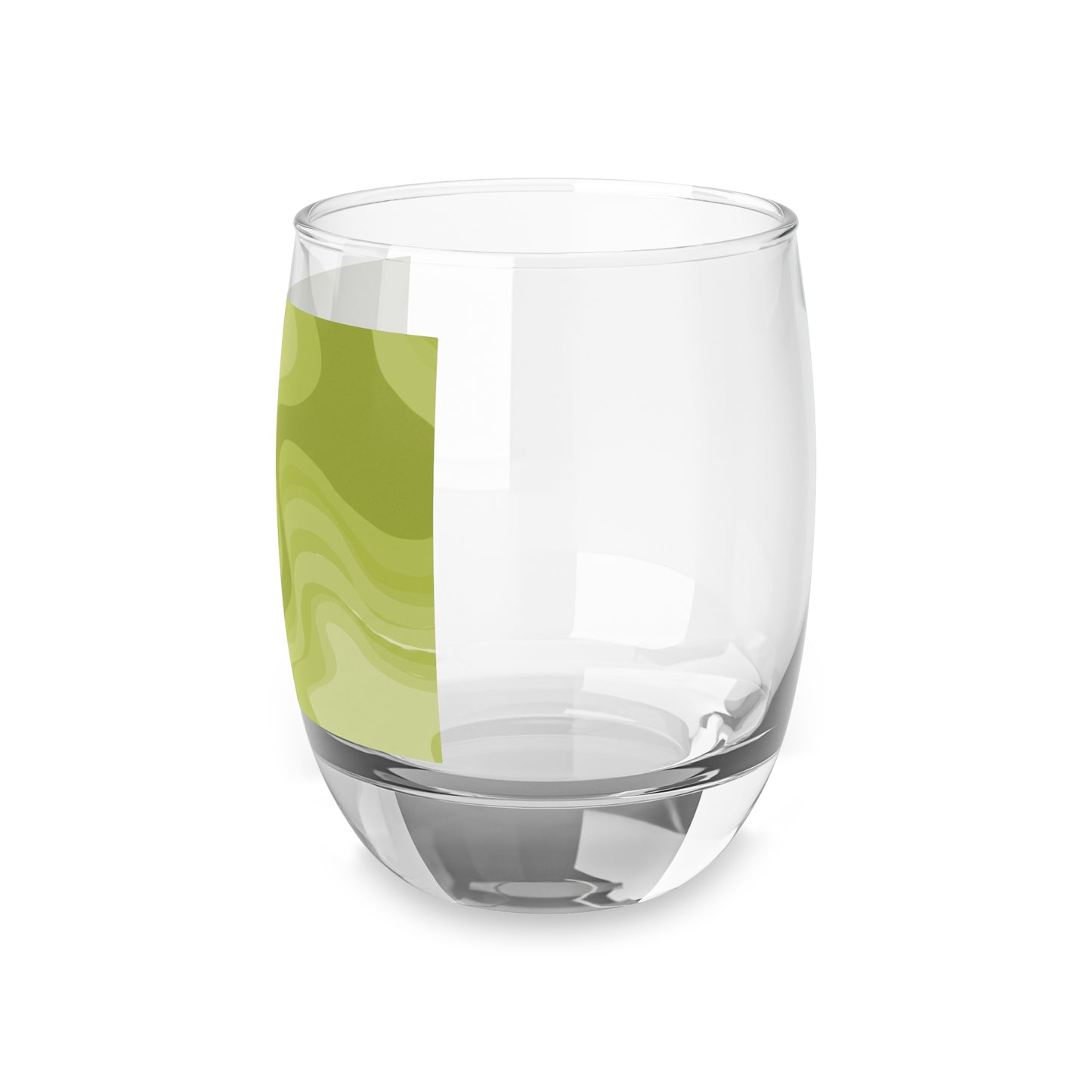 Lemon Wavey Whiskey Glass, 6 oz
