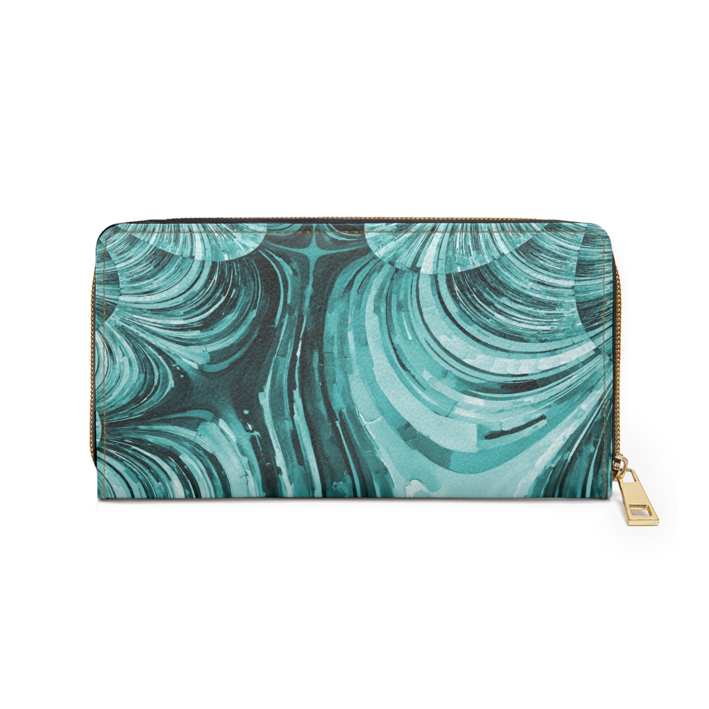 Uzi Spiral Tif Elegant Abstract Zipper Wallet - Stylish & Functional Accessory for Everyday Use