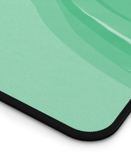 Mint Green Wavey 16" x 32" Desk Mat