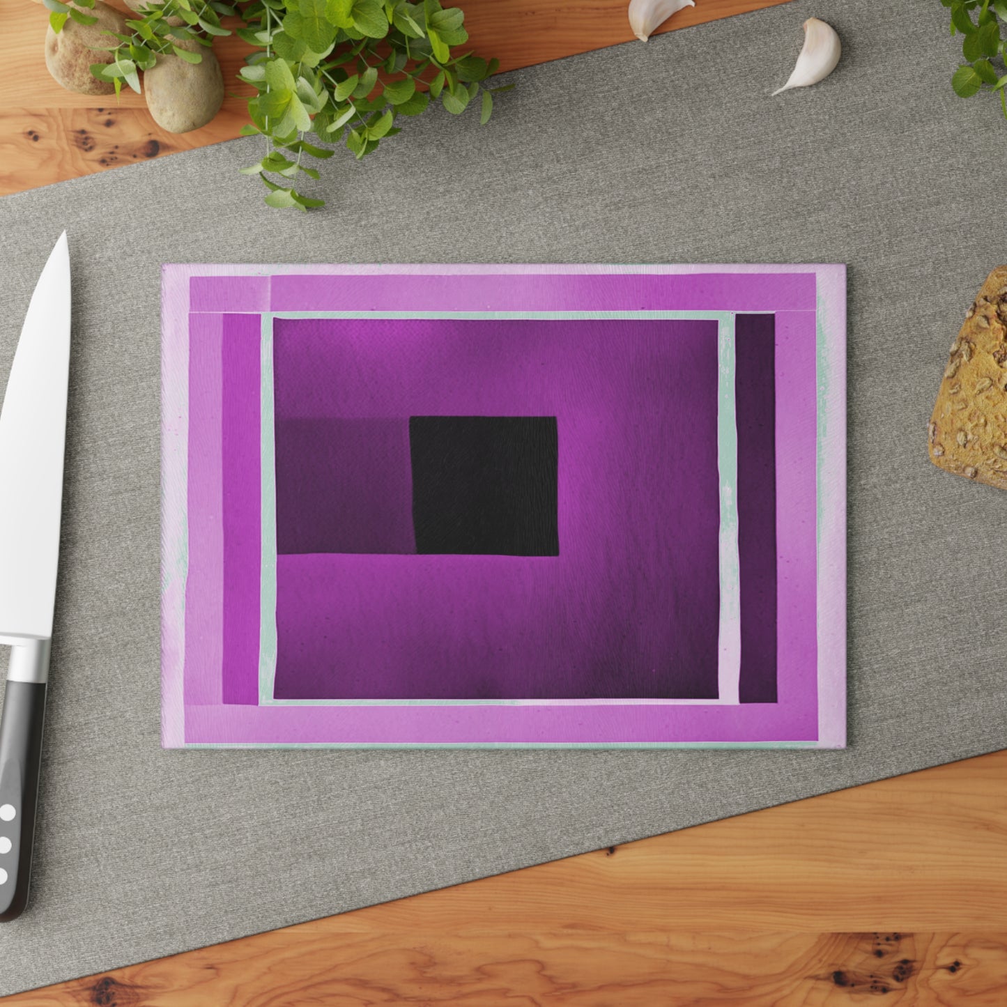 Magneta Shadow 8" x 11" Glass Cutting Board
