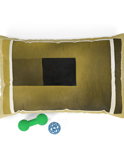 Tan Shadow 28" × 18" Pet Bed
