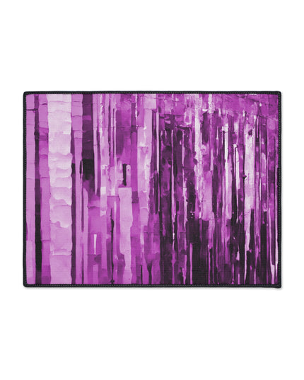 Striped Powder Lavender 18" x 24" Heavy Duty Floor Mat