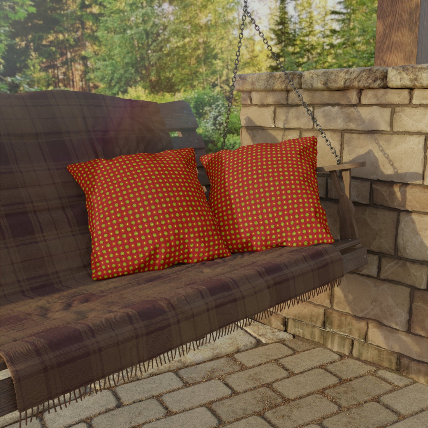 Late Evening Star-crossed Bodies 18" x 18" Outdoor Pillows