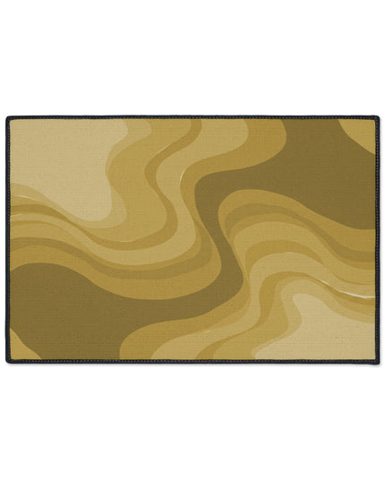 Brown Wavey 18" x 27" Heavy Duty Floor Mat