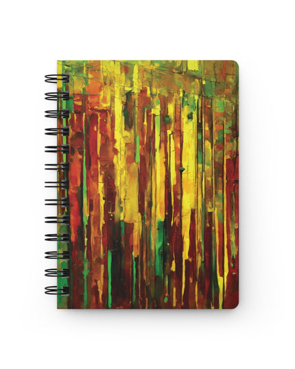 Striped Beta Spiral Bound Journal, 5" x 7" 150 pages