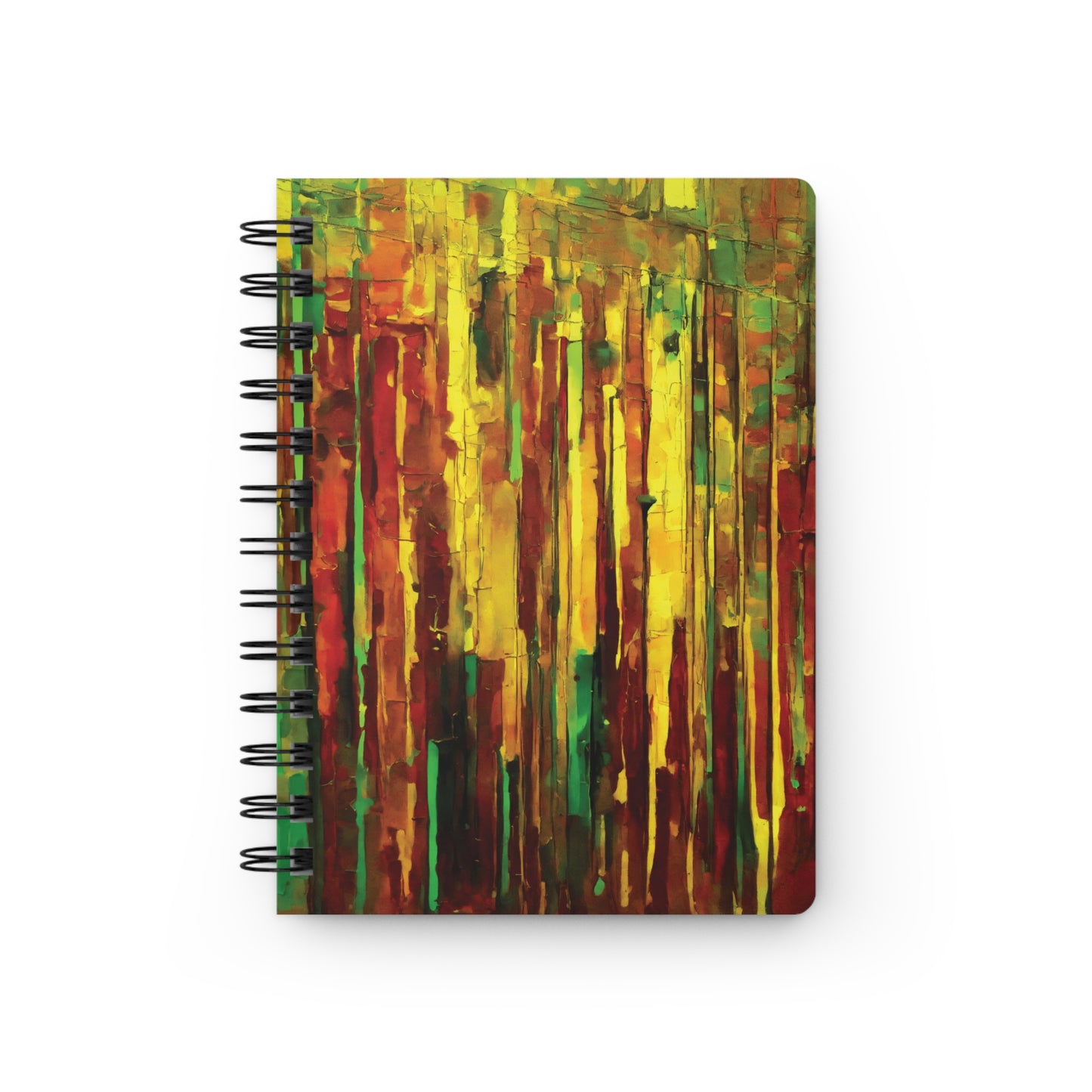 Striped Beta Spiral Bound Journal, 5" x 7" 150 pages