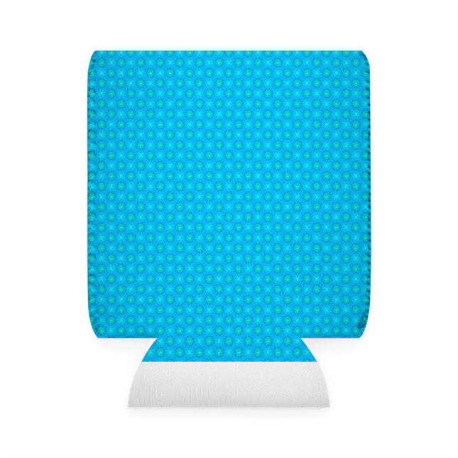 Blue Green Star-crossed Bodies 12 oz Can Cooler Sleeve