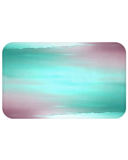 Green Sea Lavender Fog 34" x 21" Bath Mat