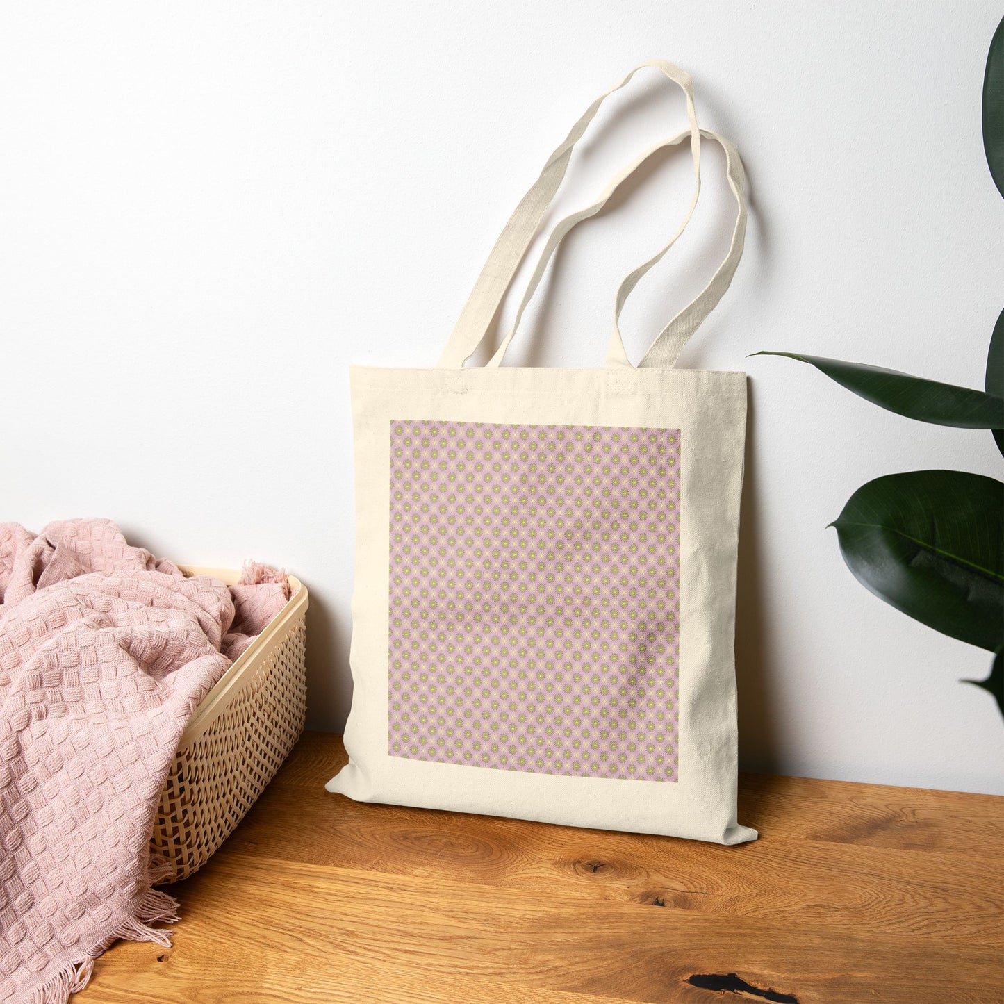 Magenta Star-crossed Bodies Cotton Canvas Tote Bag