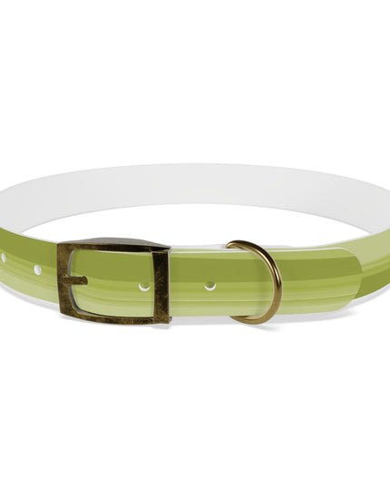 Lemon Wavey Extra Large Dog Collar