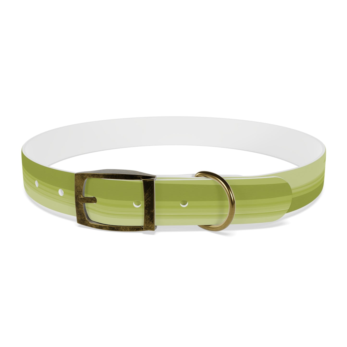 Lemon Wavey Extra Large Dog Collar
