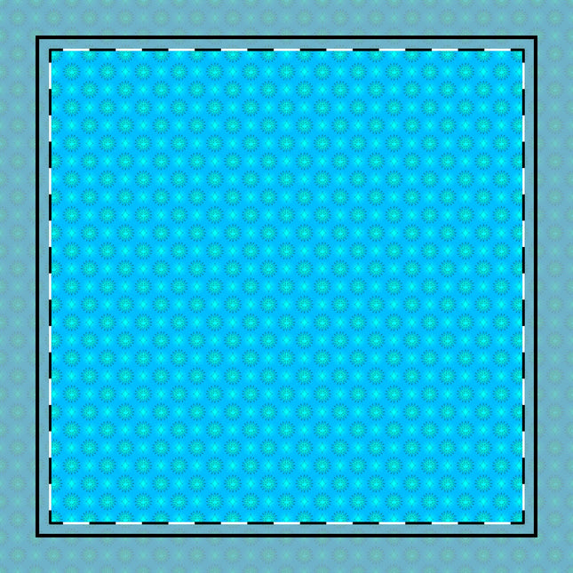 Blue Green Star-crossed Bodies Cotton Twill Napkin, 10" x 10"