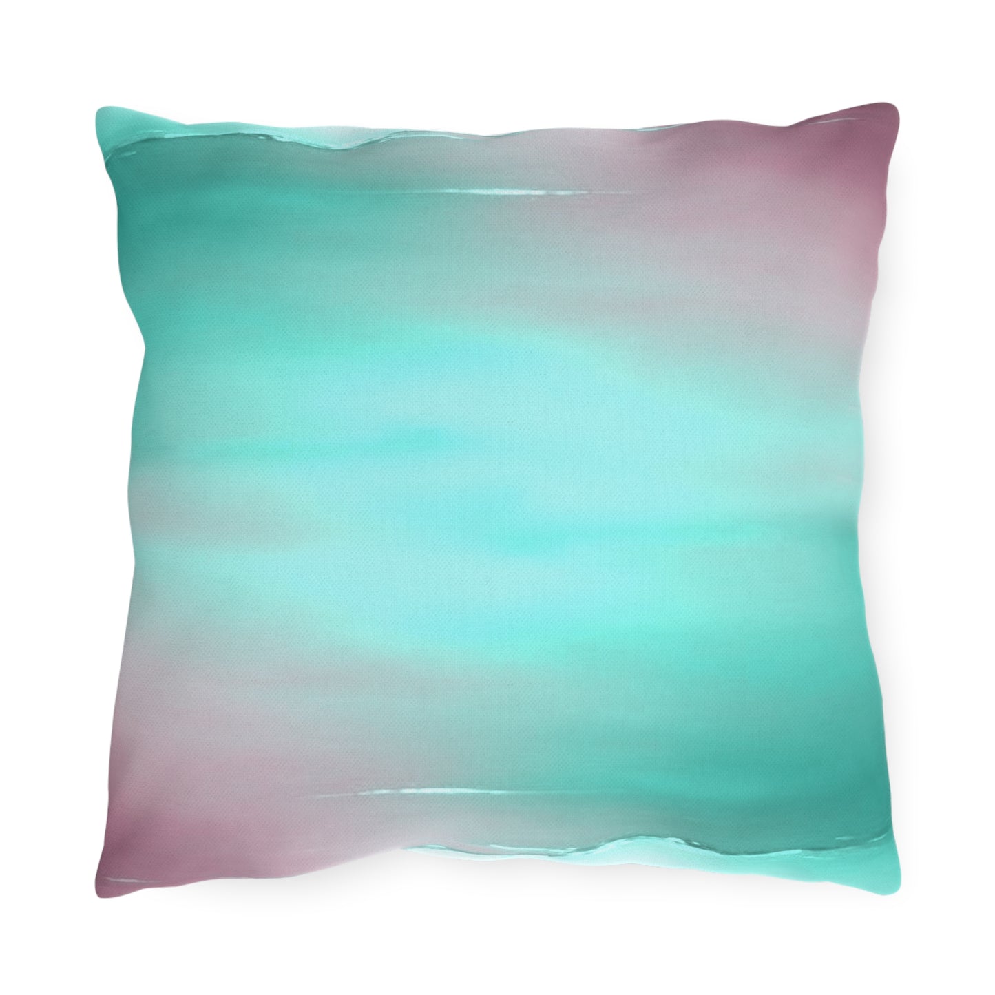 Green Sea Lavender Fog 16" x 16" Outdoor Pillow