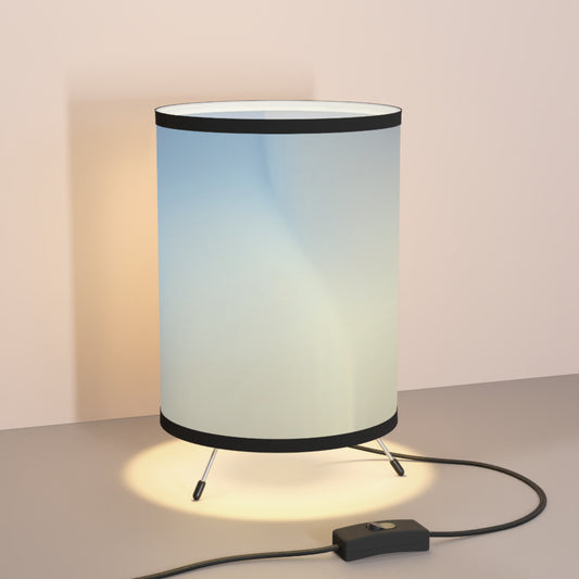 Cobalt Fade Tripod Lamp with High-Res Printed Shade, US\CA plug
