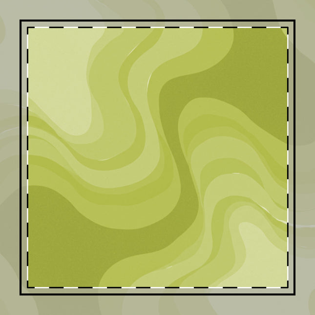 Lemon Wavey Poly Twill Napkin, 10" x 10"